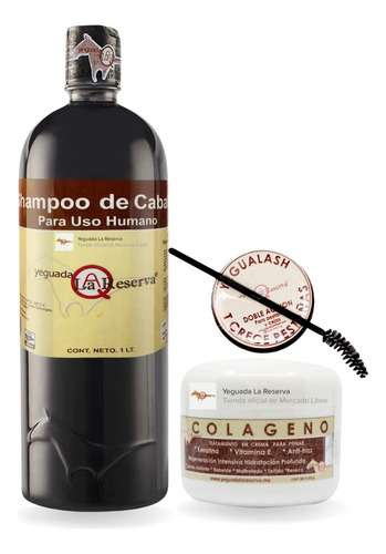 Promocion  Shampoo, Colageno Y Yegualash Yeguada La Reserva 