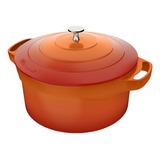 Caçarola Le Cook Antiaderente Premier Orange 24cm Laranja