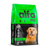 Alimento Premium Alfa Dog Adulto 20kg Perro /fauna Salud