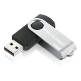 Pendrive Twist Preto 64gb Multilaser - Pd590