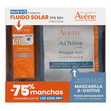 Kit Avene Protector Solar Facial Fluido Con Color 50ml