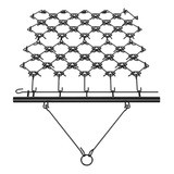 Rastra De Arrastre Preparación De Césped Campo 10x14.2cm 