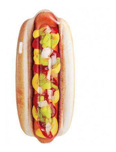 Bóia Inflável Para Piscina Hotdog Intex 58771