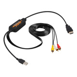 Auvipal Convertidor Rca A Hdmi Para Reproducir Vhs/vcr/repro