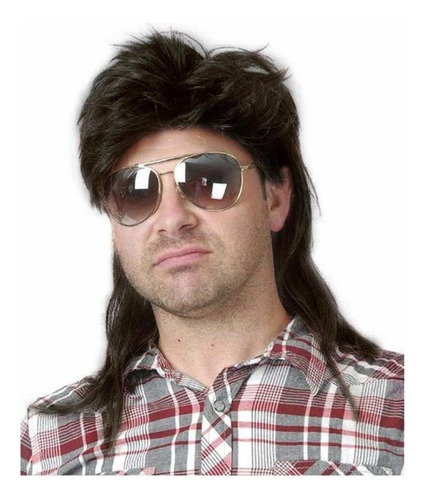 Kaneles Mullet Pelucas For Hombre 80 Disfraces Fancy Party