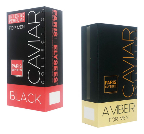Perfume Black Caviar Masculino + Black Caviar Amber