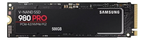 Disco Sólido Ssd M2 Nvme Samsung 980 Pro 500gb Negro.