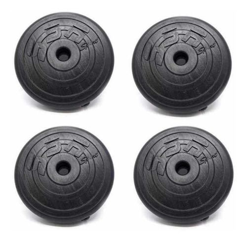 Kit De 4 Discos 20 Lbs C/u Entrada 1 Pulgada Ssr Sport