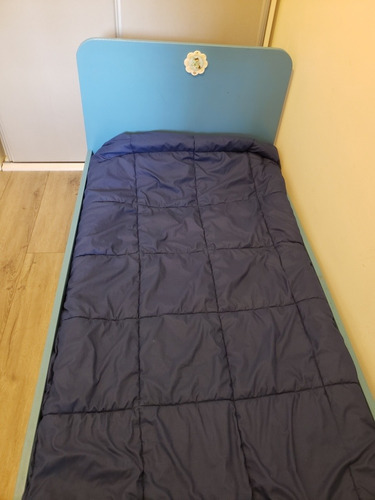 Cama Funcional 1.40×80 Con Colchon Impermeable De 10cm