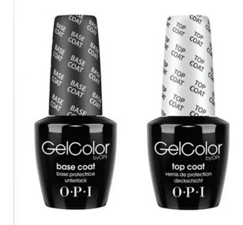 Kit Opi Permanente Base + Top Coat Mas Aceite Cutícula