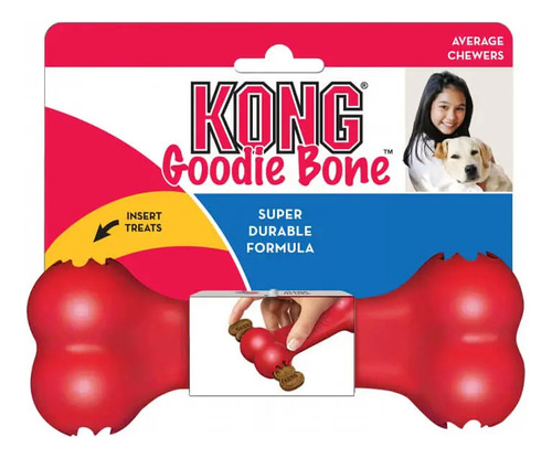 Kong Perro Classic Hueso Goodie Bone L 