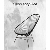  2 Sillones Acapulco Más Mesa De Pvc.