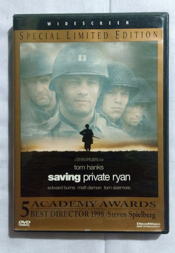 Dvd Saving Private Ryan Tom Hanks Importado Soldado Ryan