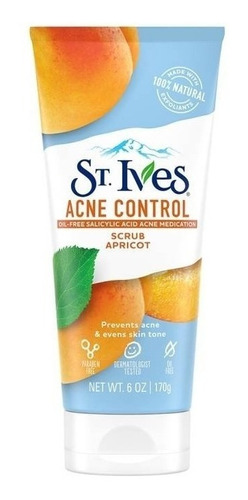 Exfoliante Facial St Ives Acne Control Chabacano 170 G