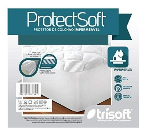 Protetor De Colchão Protect Soft Trisoft Impermeável Queen