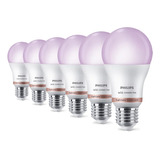 Ampolleta Inteligente Philips Smart E27 Color X6