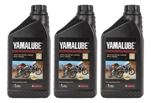 Aceite Moto Yamaha Yamalube Mineral 20w40 X 3 Litros Avant 