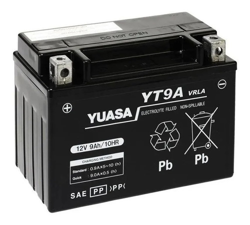 Bateria Yuasa Ytx9-bs Cbr 600 F2 Ns200 Duke200 Gsx Rpm925