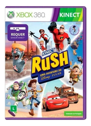 Jogo Kinect Rush Adventure Xbox 360 Original - Mídia Física