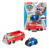 Paw Patrol Camión De Bomberos Y Auto Policía Orig+ Packaging