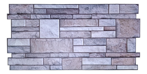 Panel Pvc 3d Realista 10uds/4,7m2 Piedra Granito 96,9x48,4cm