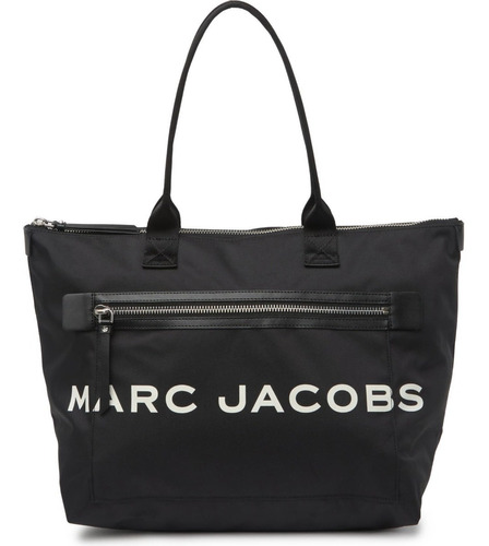 Cartera Tote Marc Jacobs Zip Top Poliester Negro M0016933