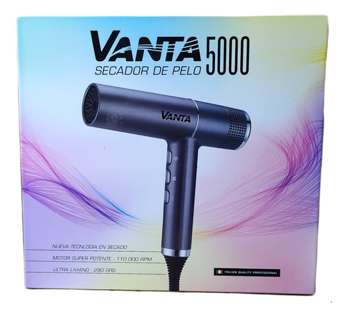 Secador De Pelo Profesional Vanta 5000 110.000rpm