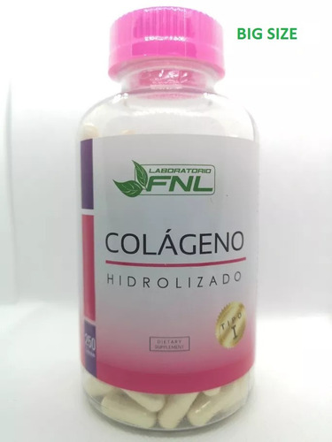 Oferta Colageno Hidrolizado Fnl 250 Capsulas. Todo Chile