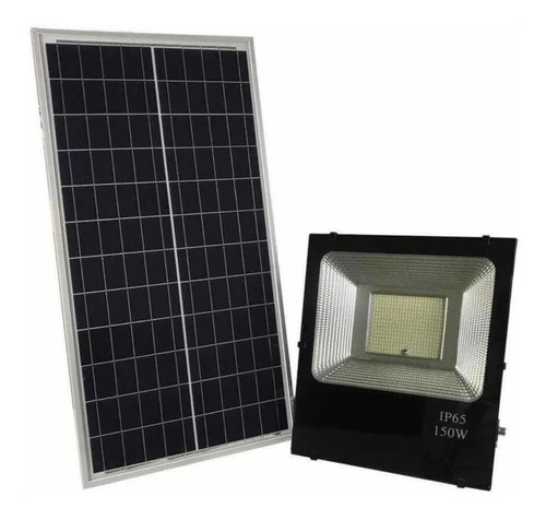 Reflector Led Solar 150w Exterior Alta Potencia