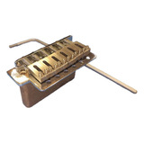 Puente Tremolo Guitarra Stratocaster Bloque Bronce Cromado