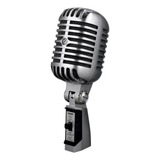 Microfone Shure 55sh Series Ii Dinâmico Cardióide Prateado