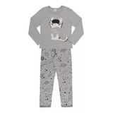 Pijama Menina Infantil Inverno Moletom Bebê Conjunto Dormir