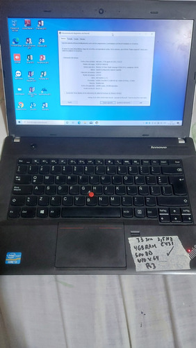 Notebook Lenovo Thinkpad E431 I3 8gb 500dd O 120ssd Lista
