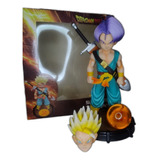 Figura Trunks Dragon Ball Z 18cm Base Luminosa + Esfera 4