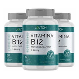 Combo 3 Vitamina B12 Metilcobalamina Vegano Lauton Nutrition