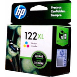  Cartucho De Tinta Hp 122xl Tricolor Original