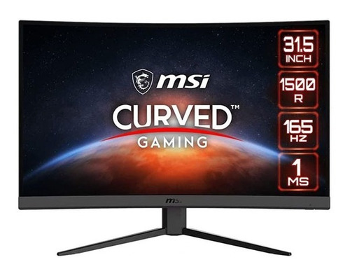 Monitor Msi Optix G32c4w 32  165hz Open Box - Bestmart