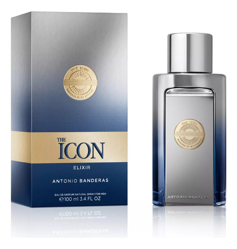 The Icon Elixir Edp Hombre Antonio Banderas Perfume 100ml 