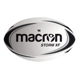 Balón De Rugby Macron Storm Xf Entrenamiento Blanco-negro T3