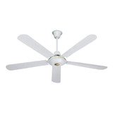 Ventilador De Techo Industrial De 5 Aspas Halux - Blanco