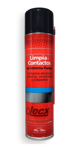 Spray Limpia Fichas Y Contactos Electricos Locx - Nolin