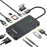 Hub Usb C, Adaptador Qgeem 5 En 1 Usb C A Hdmi 4k Multipuert