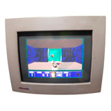 Monitor Retro Crt Olivetti 9  Color Vga - Made In Italy