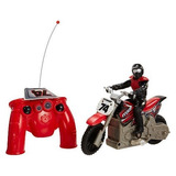 Mxs Motorcross Remoto Súper Control Stunt Bike - Rojo