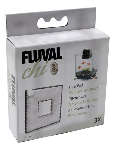 Repuesto 3 Pad Filtante Fluval Chi Esponja 