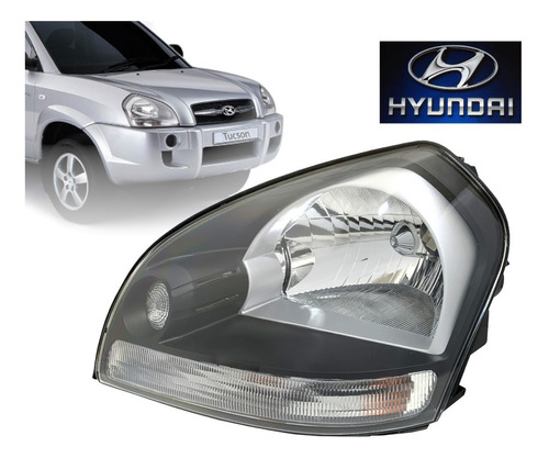 Faro Izquierdo Para Hyundai Tucson (2006 - 2011) Foto 2