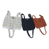 Bolsa Feminina Pequena Em Crochê Kit Com 3 Unidades Revenda