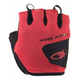 Guantes Lizard Skins Aramus Ruta Cortos Negro Rojo Ciclismo