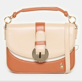 Bolsa Crossbody Hpc Polo Naranja Con Beige