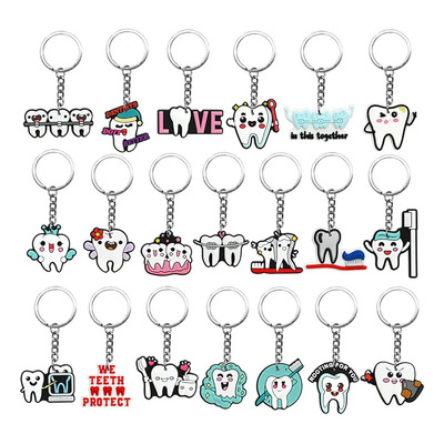 Set De 20 Llaveros Dentales Creativos, Originales Y Divertidos Con Diseño Único Y Colorido, Ideal Como Regalo, Souvenir O Detalle Especial Para Coleccionistas Y Amantes De La Odontología | MercadoLibre
